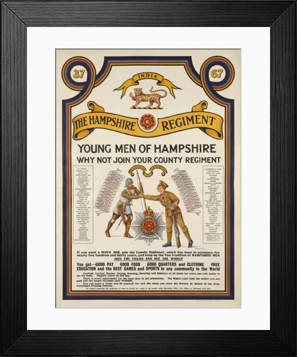Framed Print : British Military Poster - Inter-war period Framed Print : British Military Poster - Inter-war period