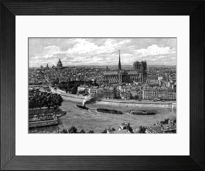 Framed Print : Paris, France - General View Framed Print : Paris, France - General View
