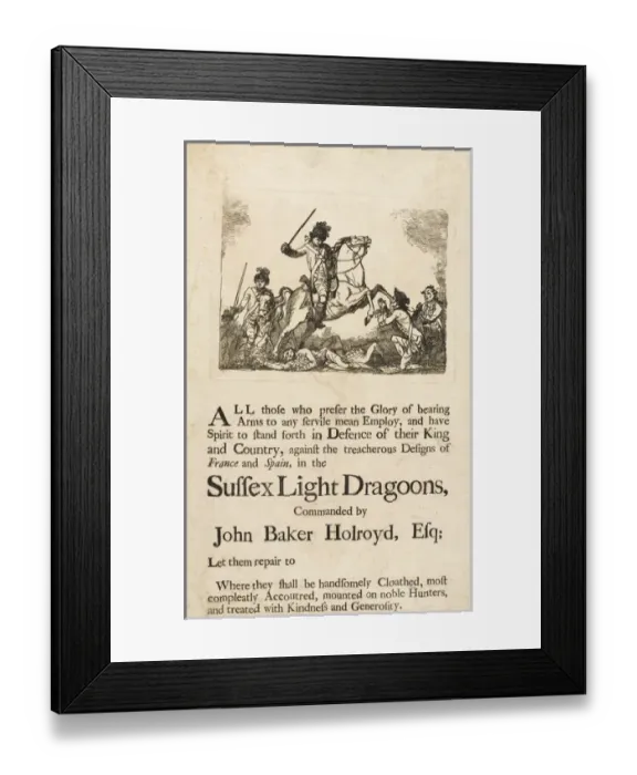 Framed Print : Recruitment Poster - British Military Framed Print : Recruitment Poster - British Military