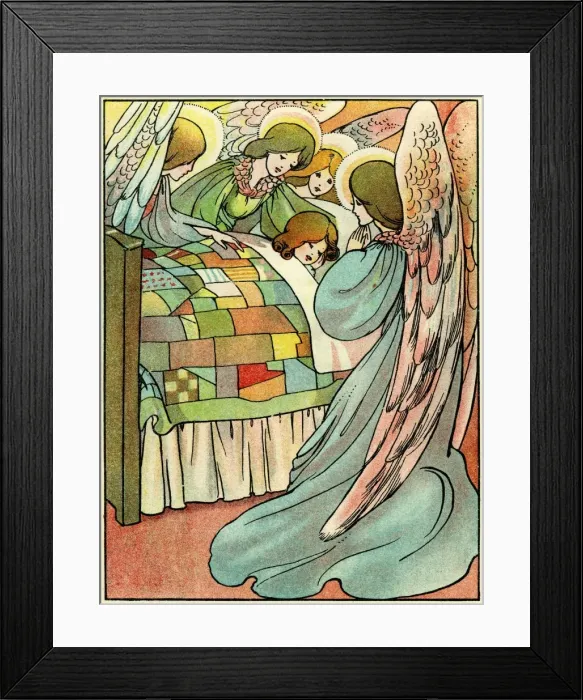 Framed Print : A Anderson. Kind angels (1915) Framed Print : A Anderson. Kind angels (1915)