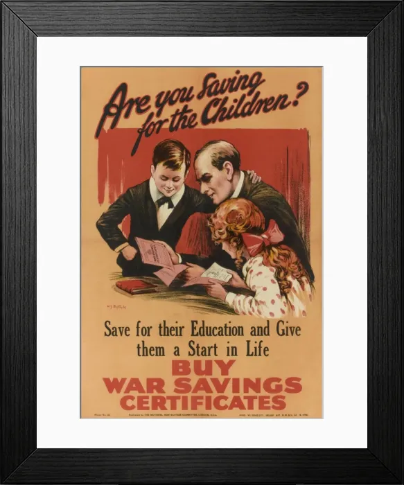 Framed Print : British Information Poster, WW1 Framed Print : British Information Poster, WW1