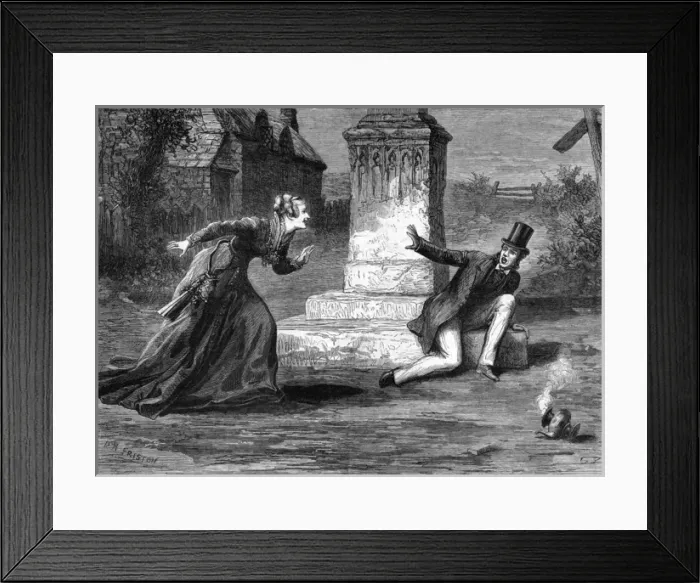 Framed Print : Scene from The Sorcerer, Gilbert and Sullivan Framed Print : Scene from The Sorcerer, Gilbert and Sullivan