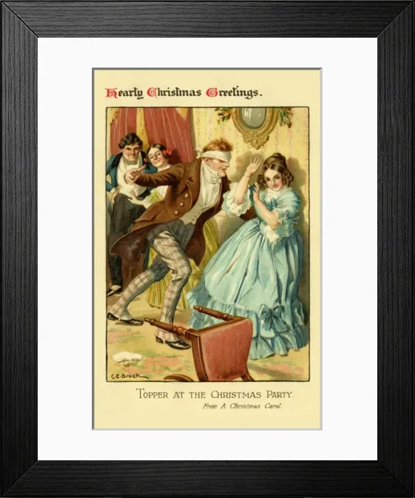 Framed Print : Dickens. A Christmas Carol Framed Print : Dickens. A Christmas Carol