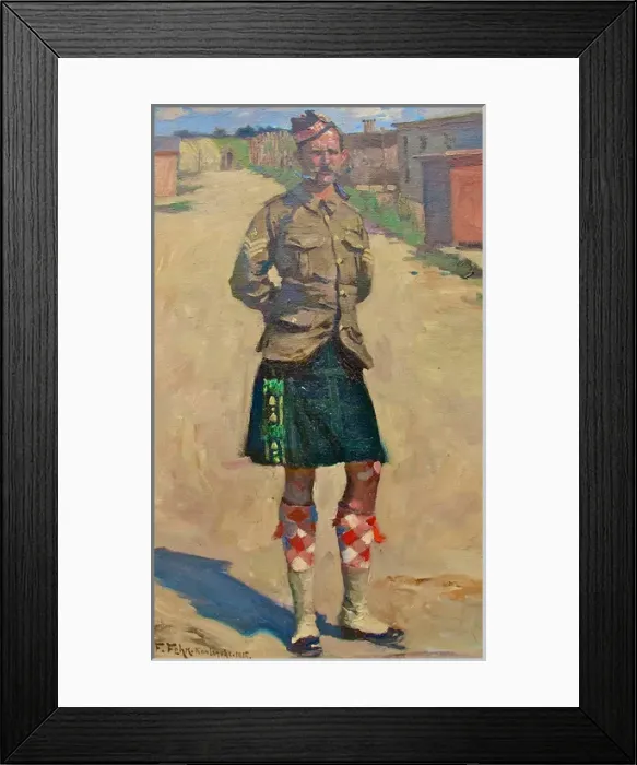 Framed Print : WWI - Company Sergeant Major Alexander Gibb Framed Print : WWI - Company Sergeant Major Alexander Gibb