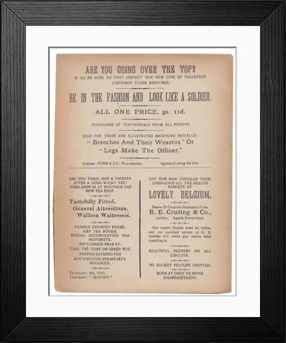 Framed Print : The Wipers Times Framed Print : The Wipers Times
