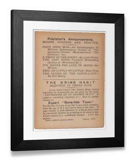 Framed Print : The Wipers Times Framed Print : The Wipers Times