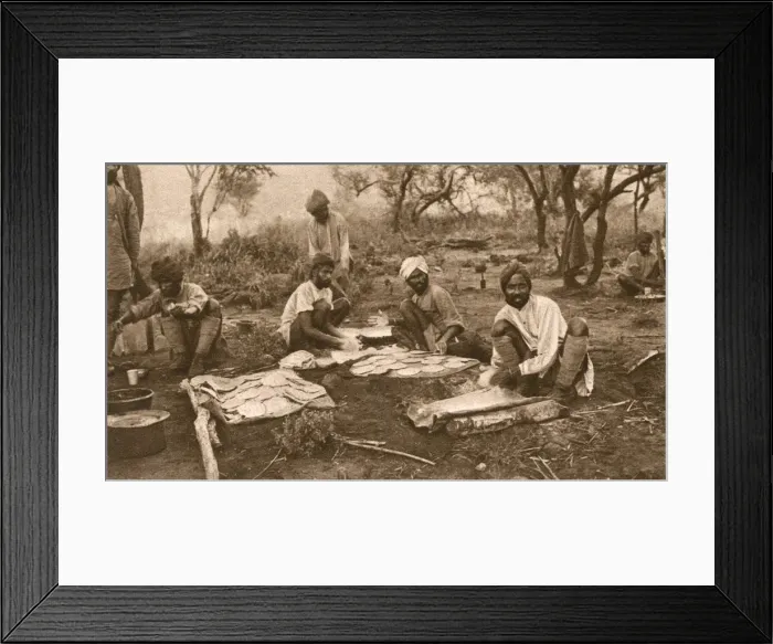 Framed Print : Indian troops in East Africa during World War I Framed Print : Indian troops in East Africa during World War I