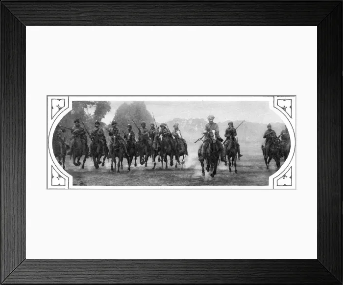 Framed Print : Indian cavalry during World War I Framed Print : Indian cavalry during World War I