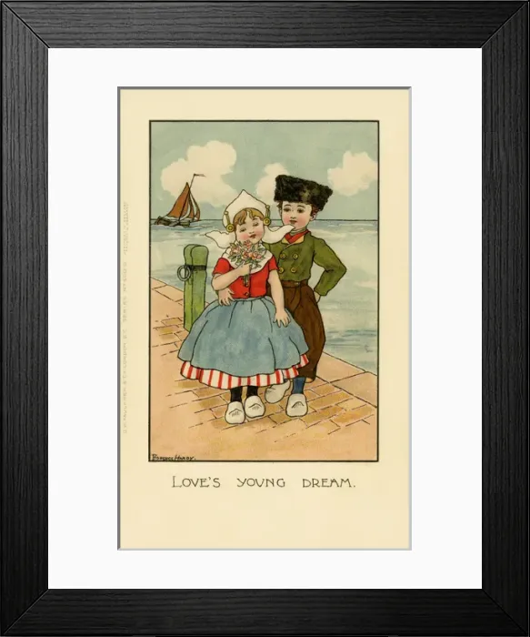 Framed Print : Loves young dream Framed Print : Loves young dream