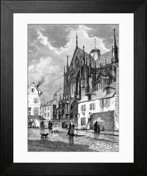 Framed Print : Troyes, France - Eglise de Saint-Urbain Framed Print : Troyes, France - Eglise de Saint-Urbain