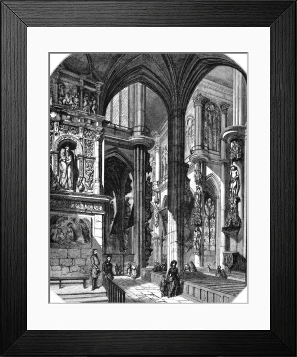 Framed Print : Troyes, France - Eglise de Saint-Pantaleon Framed Print : Troyes, France - Eglise de Saint-Pantaleon