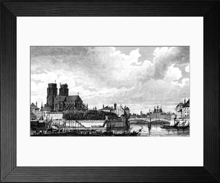 Framed Print : Paris, France - General View with Notre Dame Framed Print : Paris, France - General View with Notre Dame