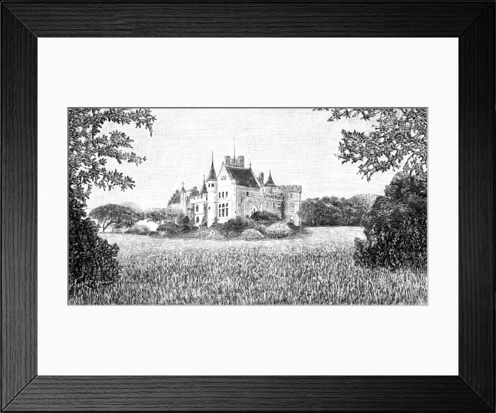 Framed Print : Abbadia, France - Castle Framed Print : Abbadia, France - Castle