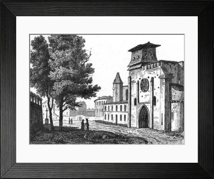 Framed Print : Agen, France - Church of Saint Caprais Framed Print : Agen, France - Church of Saint Caprais