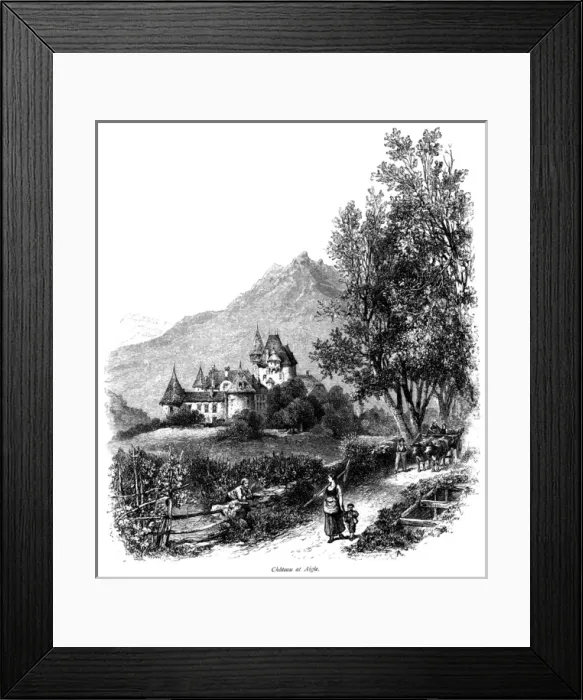 Framed Print : L Aigle, France - Castle Framed Print : L Aigle, France - Castle