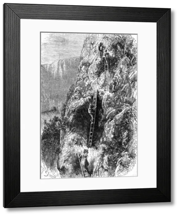 Framed Print : Aix-les-Bains, France - Les Echelles Framed Print : Aix-les-Bains, France - Les Echelles