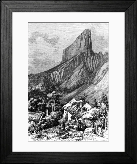 Framed Print : Aiguille, France - Mount Framed Print : Aiguille, France - Mount
