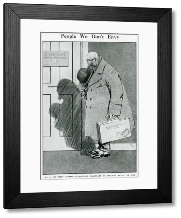 Framed Print : People We Don t Envy: No. 1: The first German salesman Framed Print : People We Don t Envy: No. 1: The first German salesman