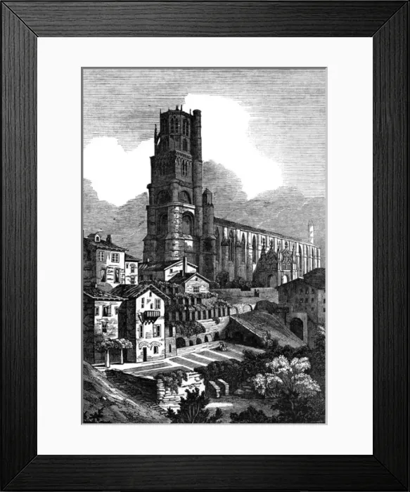 Framed Print : Albi, France - Cathedral Sainte-Cecile Framed Print : Albi, France - Cathedral Sainte-Cecile