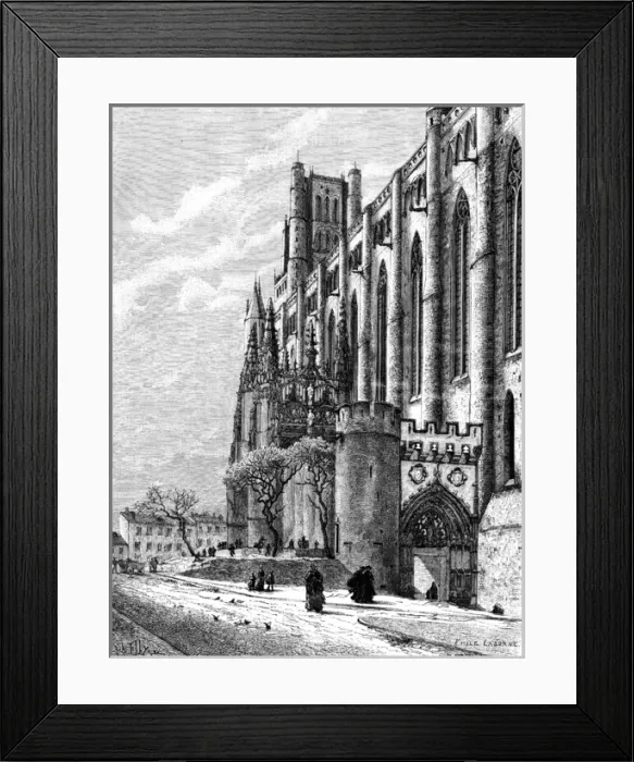 Framed Print : Albi, France - Cathedral Framed Print : Albi, France - Cathedral
