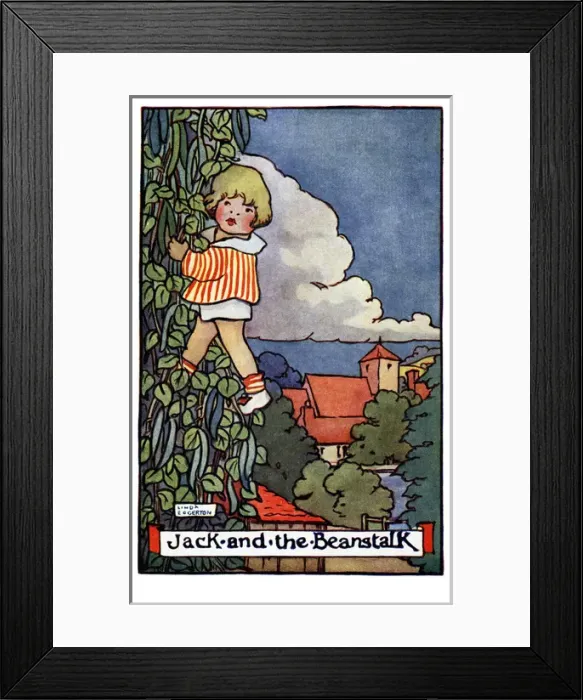 Framed Print : Jack & the Beanstalk Framed Print : Jack & the Beanstalk