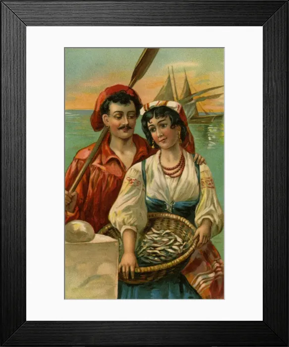 Framed Print : Italian couple Framed Print : Italian couple