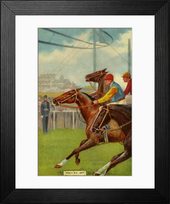 Framed Print : Horse racing Framed Print : Horse racing