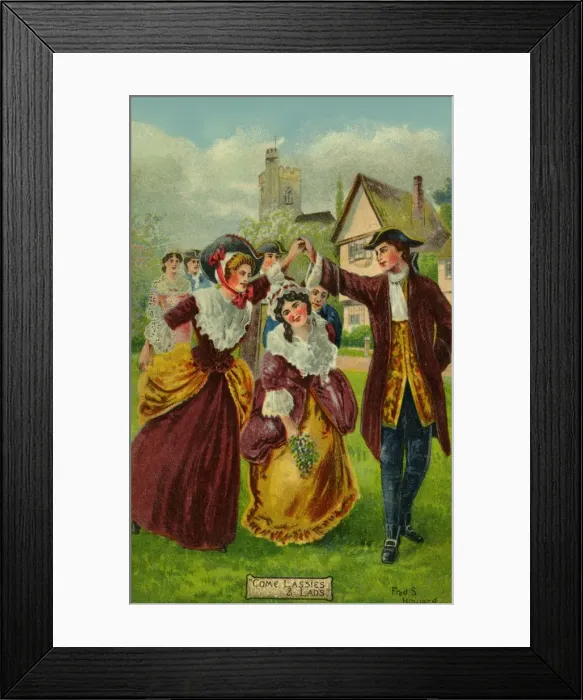 Framed Print : Come lasses and lads Framed Print : Come lasses and lads