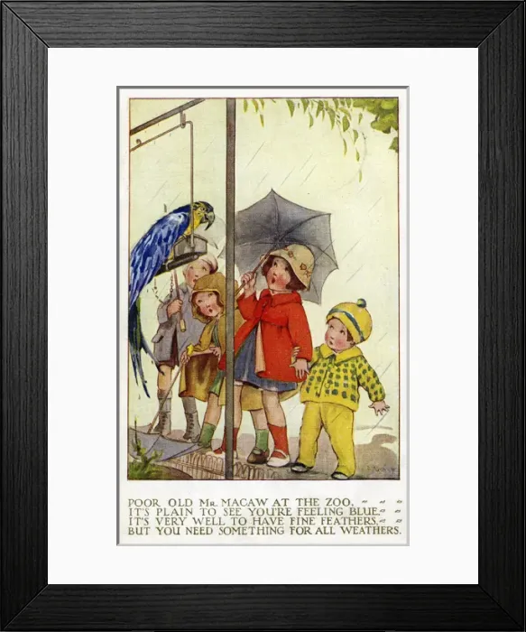 Framed Print : LA Govey. Hello Polly Framed Print : LA Govey. Hello Polly