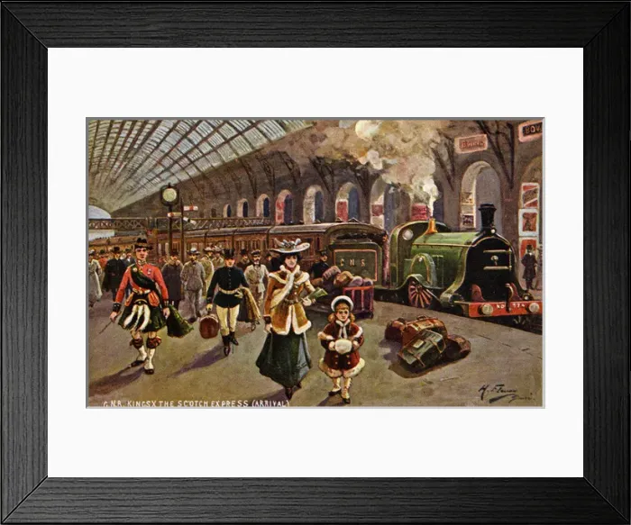 Framed Print : Kings Cross-Scottish Express Framed Print : Kings Cross-Scottish Express