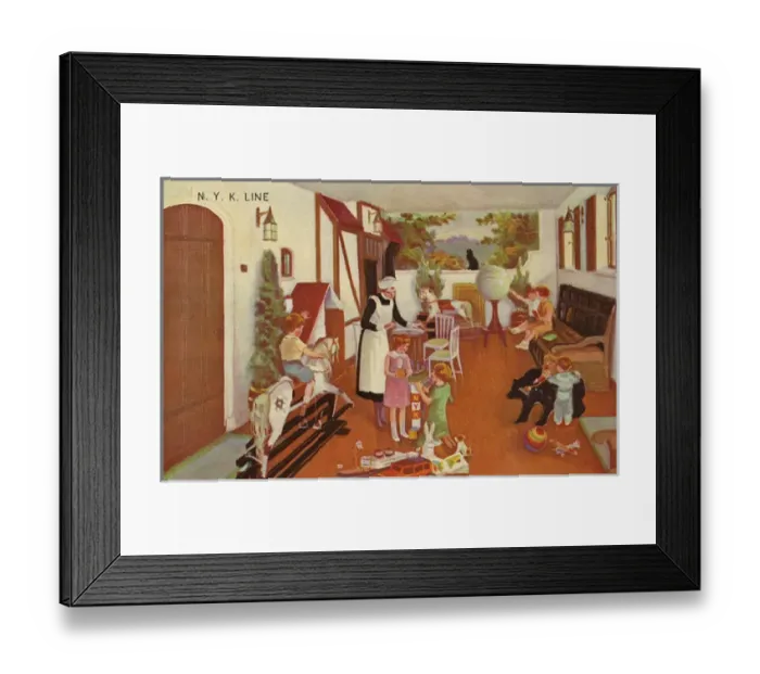 Framed Print : Ships playroom Framed Print : Ships playroom