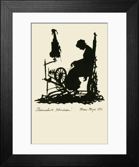 Framed Print : Silhouette. Snow White Framed Print : Silhouette. Snow White