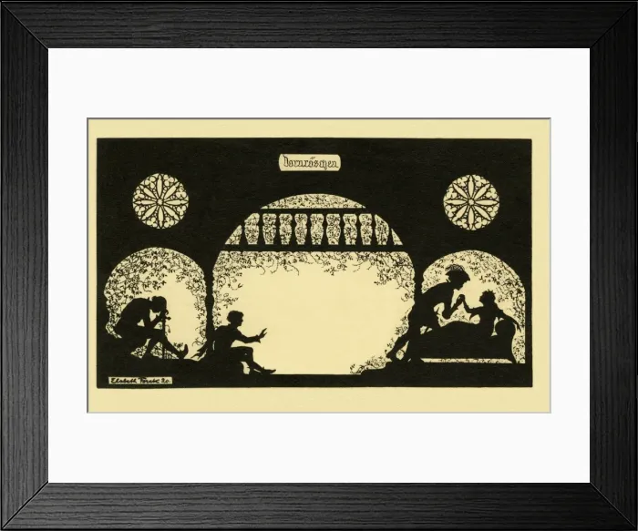 Framed Print : Silhouette. The Sleeping beauty Framed Print : Silhouette. The Sleeping beauty
