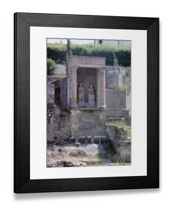 Framed Print : Tomb sculptures at Pompeii Framed Print : Tomb sculptures at Pompeii