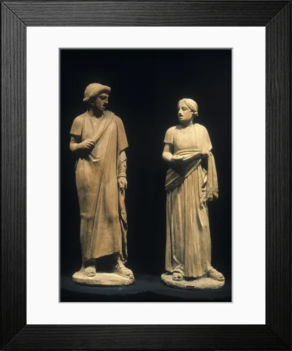 Framed Print : Roman Actors Framed Print : Roman Actors