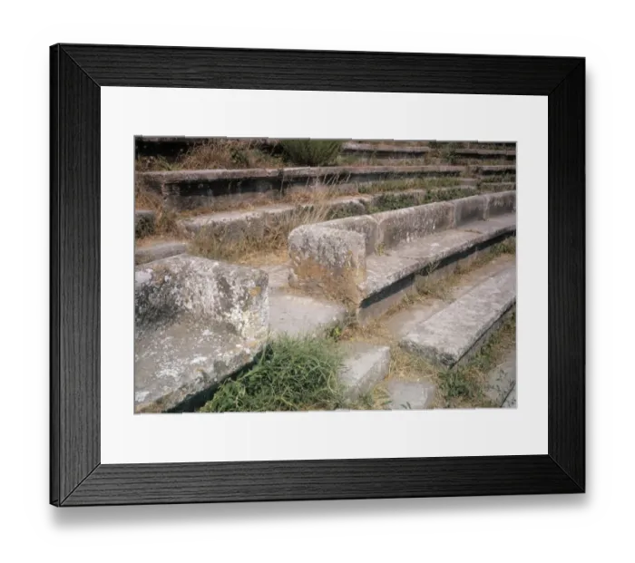 Framed Print : Amphitheatre Seating at Pompeii Framed Print : Amphitheatre Seating at Pompeii