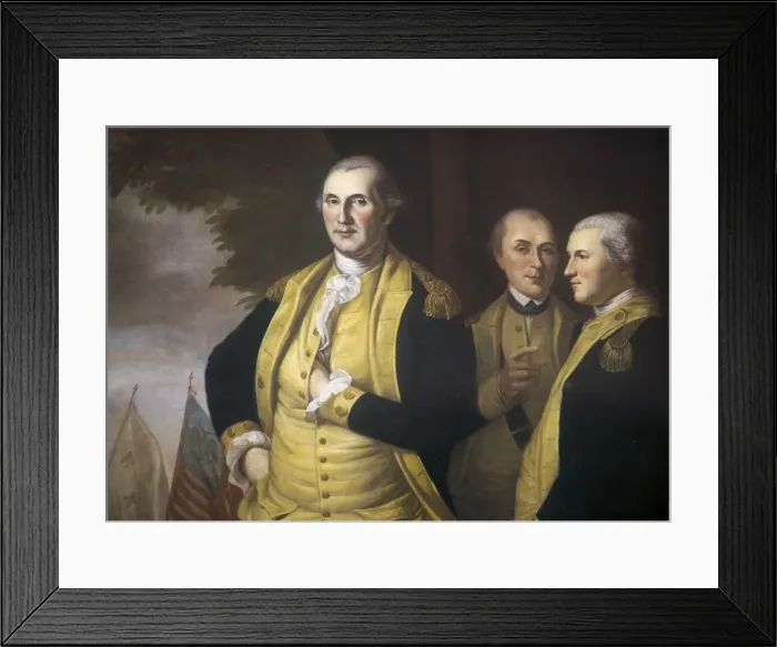 Framed Print : George Washington at Yorktown Framed Print : George Washington at Yorktown
