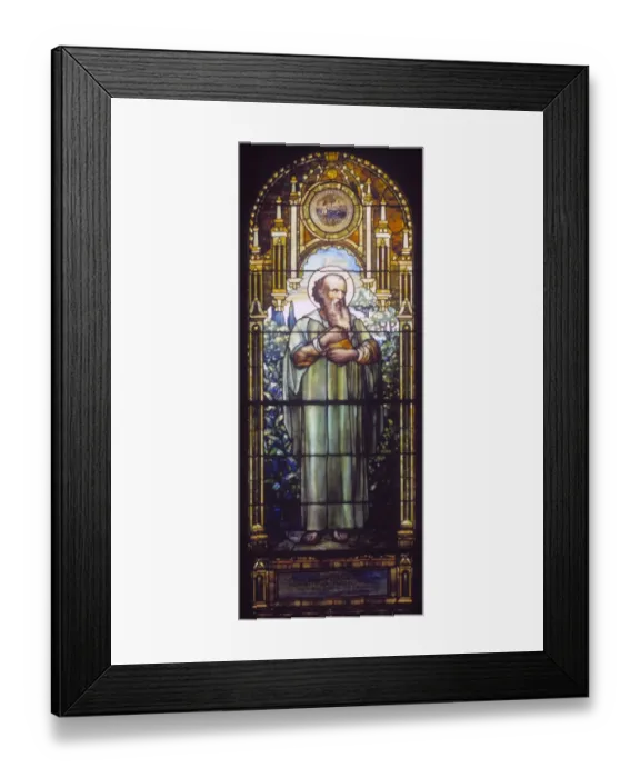 Framed Print : Tiffany Stained Glass Framed Print : Tiffany Stained Glass