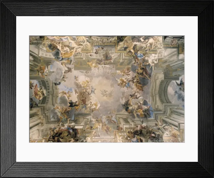 Framed Print : Ceiling of San Ignazio, Rome Framed Print : Ceiling of San Ignazio, Rome