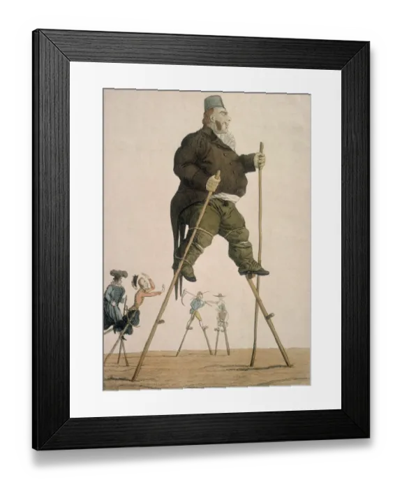 Framed Print : Walking on Stilts Framed Print : Walking on Stilts