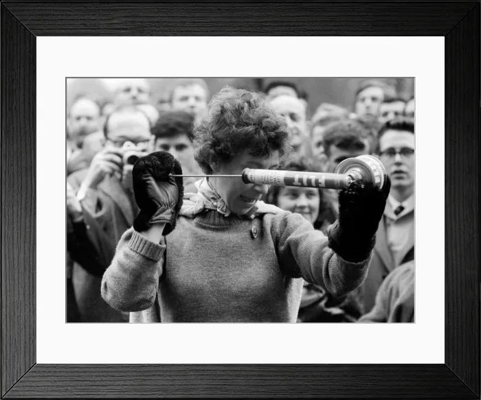 Framed Print : CND Protesters Framed Print : CND Protesters