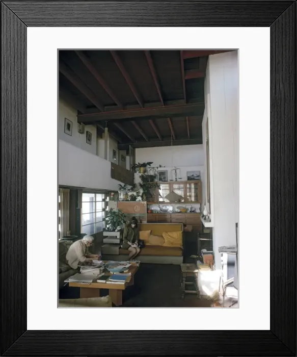Framed Print : Lovell House Newport Beach Framed Print : Lovell House Newport Beach