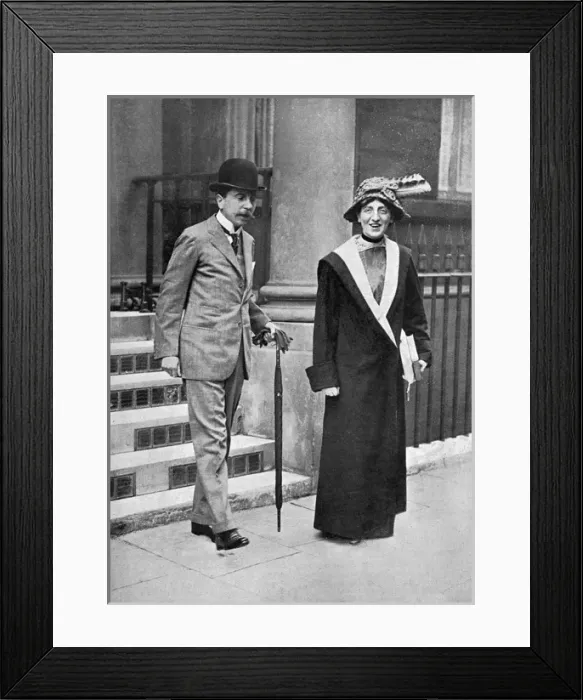 Framed Print : Lord and Lady Denman Framed Print : Lord and Lady Denman
