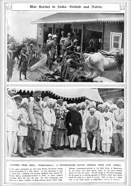 Scenes in India during the First World War
