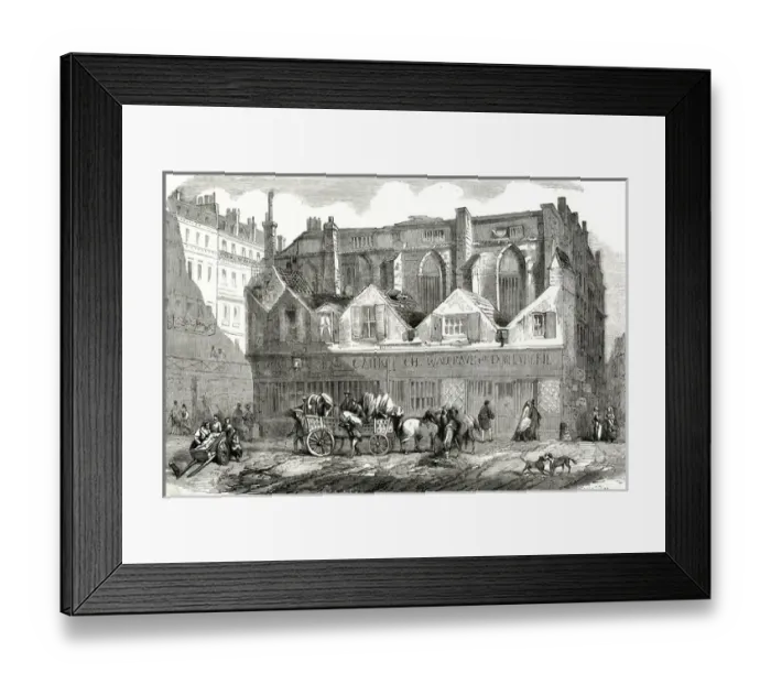 Framed Print : Paris, France - Abbaye Sainte-Magloire Framed Print : Paris, France - Abbaye Sainte-Magloire