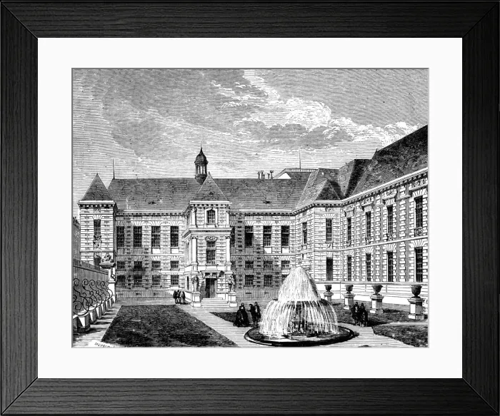 Framed Print : Paris, France - Bibliotheque Nationale Imperiale Framed Print : Paris, France - Bibliotheque Nationale Imperiale