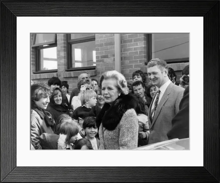 Framed Print : Prime Minister Margaret Thatcher - Marazion Community Centre Framed Print : Prime Minister Margaret Thatcher - Marazion Community Centre