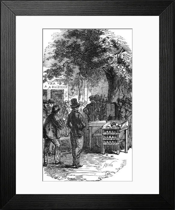 Framed Print : Paris, France - Barrieres, Cheap Wine Shop Framed Print : Paris, France - Barrieres, Cheap Wine Shop