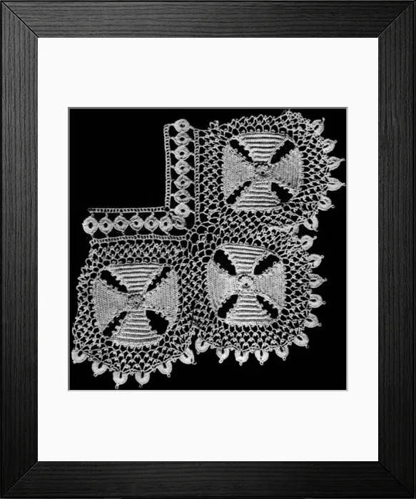 Framed Print : Victoria Cross lace, WW1 Framed Print : Victoria Cross lace, WW1