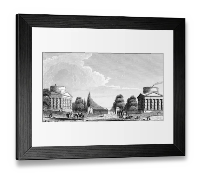 Framed Print : Paris, France - Barriere de l Etoile (de Neuilly) Framed Print : Paris, France - Barriere de l Etoile (de Neuilly)